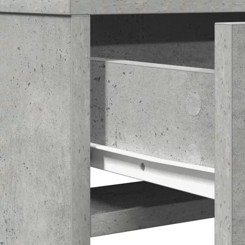 Sminktükör fiókkal Beton szürke 50 x 41 x 135 cm Faanyag