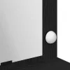 Sminkasztal polcokkal Musta tammi 100 x 41 x 135 cm Faanyag