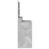 Sminkasztal polcokkal Beton szürke 100 x 41 x 135 cm Faanyag