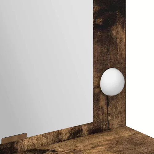 Sminkasztal polcokkal Füstölt tölgy 100 x 41 x 135 cm Faanyag