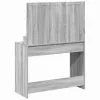 Sminkasztal polcokkal Szürke sonoma 100 x 41 x 135 cm Faanyag
