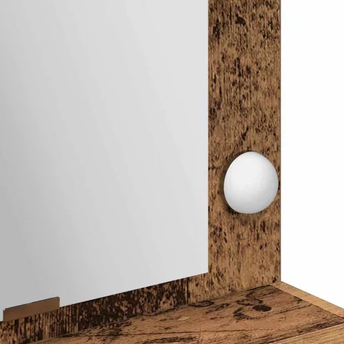 Sminkasztal polcokkal Régi fa 100 x 41 x 135 cm Faanyag