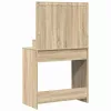 Sminkasztal polcokkal sonoma tölgy 79 x 41 x 135 cm Faanyag