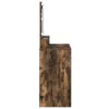 Sminkasztal polcokkal Füstölt tölgy 79 x 41 x 135 cm Faanyag