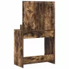 Sminkasztal polcokkal Füstölt tölgy 79 x 41 x 135 cm Faanyag