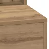 Sminkasztal polcokkal kézműves tölgy 79 x 41 x 135 cm Faanyag