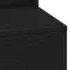 Sminkasztal polcokkal Musta tammi 50 x 41 x 135 cm Faanyag
