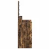 Sminkasztal polcokkal Füstölt tölgy 50 x 41 x 135 cm Faanyag