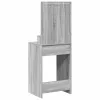 Sminkasztal polcokkal Szürke Sonoma 50 x 41 x 135 cm Faanyag