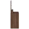 Sminkasztal polcokkal Barna Tölgy 50 x 41 x 135 cm Faanyag