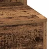 Sminkasztal polcokkal tükörrel Öreg fa 50 x 41 x 135 cm Faanyag
