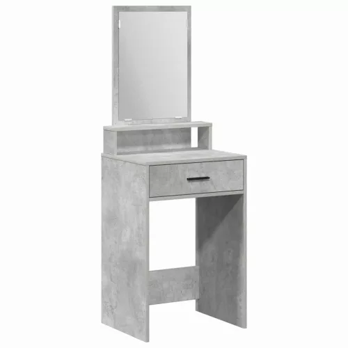 Fésülködőasztal fiókkal Beton szürke 50 x 41 x 140 cm Faanyag
