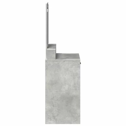 Fésülködőasztal fiókkal Beton szürke 50 x 41 x 140 cm Faanyag