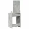 Fésülködőasztal fiókkal Beton szürke 50 x 41 x 140 cm Faanyag