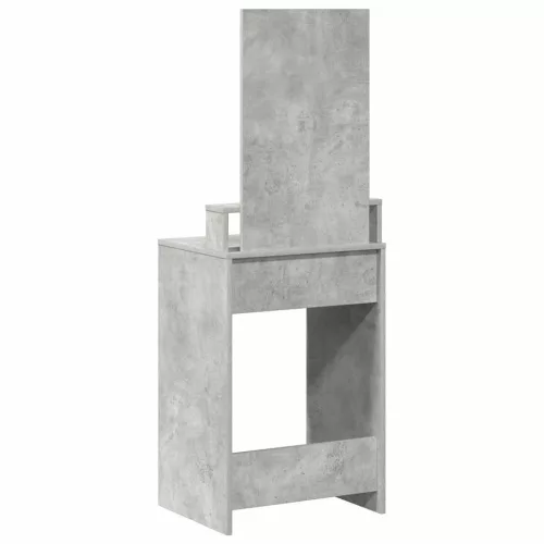 Fésülködőasztal fiókkal Beton szürke 50 x 41 x 140 cm Faanyag