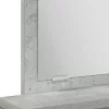 Fésülködőasztal fiókkal Beton szürke 50 x 41 x 140 cm Faanyag
