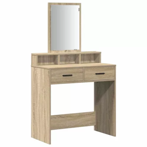 Fésülködőasztal fiókkal Sonoma tölgy 79 x 41 x 140 cm Faanyag