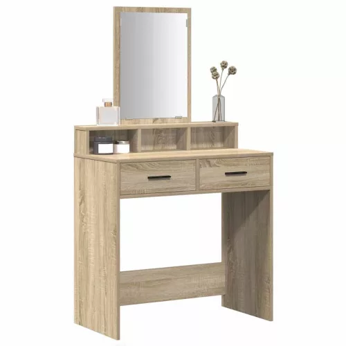 Fésülködőasztal fiókkal Sonoma tölgy 79 x 41 x 140 cm Faanyag