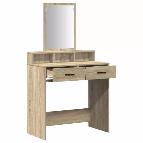 Fésülködőasztal fiókkal Sonoma tölgy 79 x 41 x 140 cm Faanyag