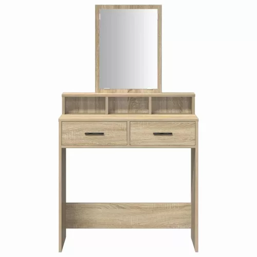 Fésülködőasztal fiókkal Sonoma tölgy 79 x 41 x 140 cm Faanyag