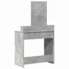 Fésülködőasztal fiókkal Beton szürke 79 x 41 x 140 cm Faanyag