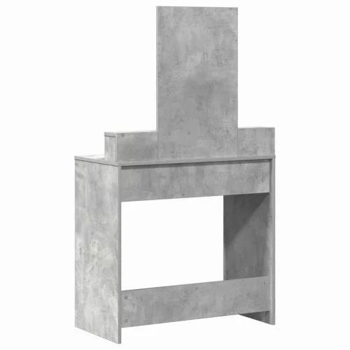 Fésülködőasztal fiókkal Beton szürke 79 x 41 x 140 cm Faanyag