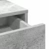 Fésülködőasztal fiókkal Beton szürke 79 x 41 x 140 cm Faanyag