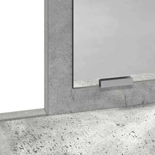 Fésülködőasztal fiókkal Beton szürke 79 x 41 x 140 cm Faanyag