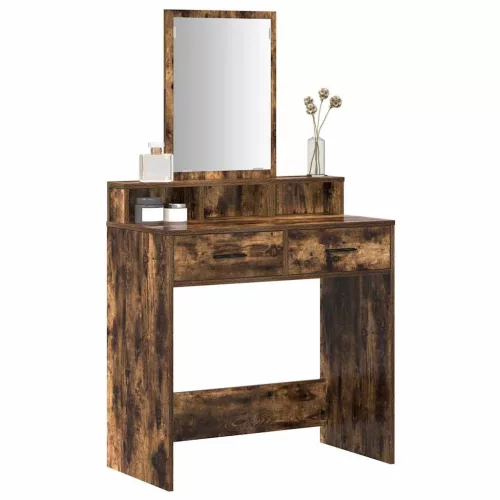 Fésülködőasztal fiókkal Füstölt tölgy 79 x 41 x 140 cm Faanyag