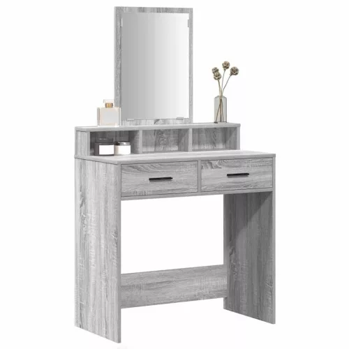 Fésülködőasztal fiókkal Szürke Sonoma 79 x 41 x 140 cm Faanyag