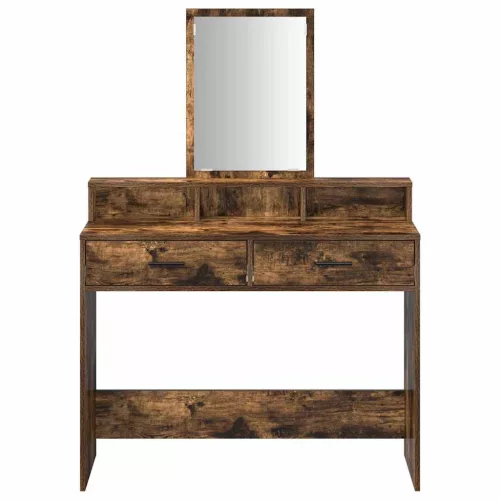 Fésülködőasztal fiókkal Füstölt tölgy 100 x 41 x 140 cm Faanyag
