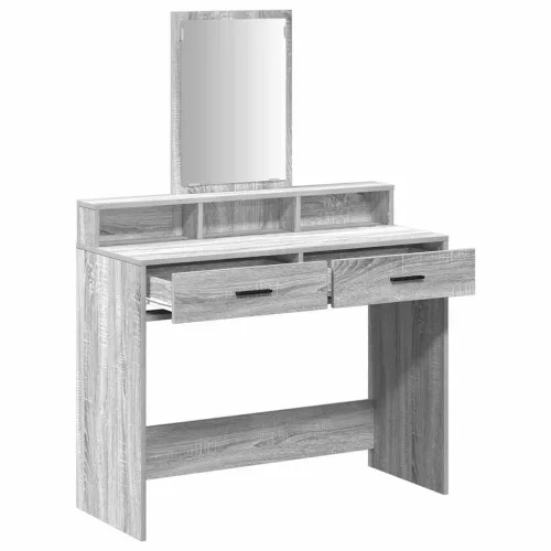 Fésülködőasztal fiókkal Szürke Sonoma 100 x 41 x 140 cm Faanyag