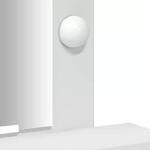 Öltözködőasztal fiókkal tükörrel Fehér 50 x 41 x 140 cm Faanyag