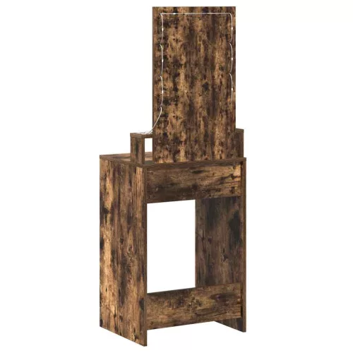 Öltözködőasztal fiókkal tükörrel Barna 50 x 41 x 140 cm Faanyag