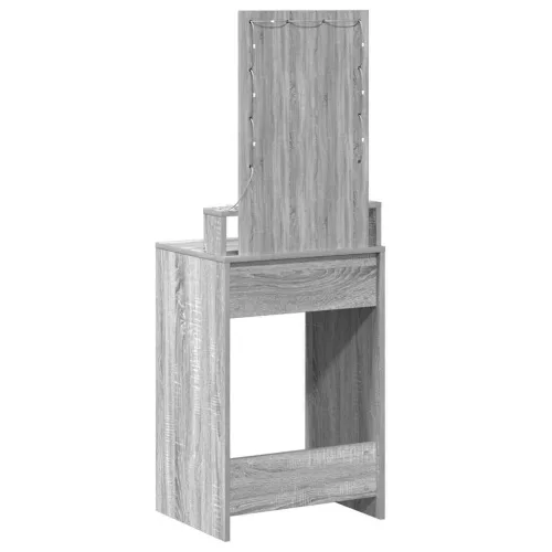 Öltözködőasztal fiókkal Szürke 50 x 41 x 140 cm Faanyag