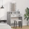 Öltözködőasztal fiókkal Szürke 79 x 41 x 140 cm Faanyag