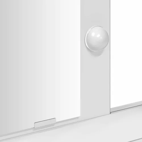 Öltözködőasztal fiókkal Fehér 100 x 41 x 140 cm Faanyag