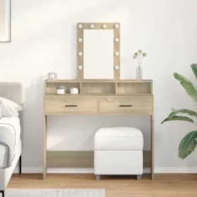 Öltözködőasztal fiókkal Barna 100 x 41 x 140 cm Faanyag