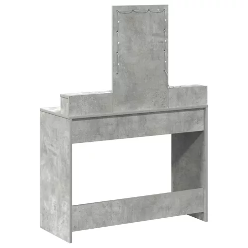 Öltözködőasztal fiókkal Szürke 100 x 41 x 140 cm Faanyag