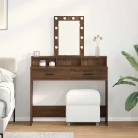 Öltözködőasztal fiókkal Barna 100 x 41 x 140 cm Faanyag