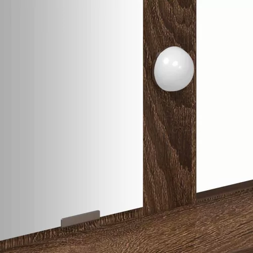 Öltözködőasztal fiókkal Barna 100 x 41 x 140 cm Faanyag