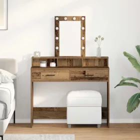 Öltözködőasztal fiókkal Barna 100 x 41 x 140 cm Faanyag
