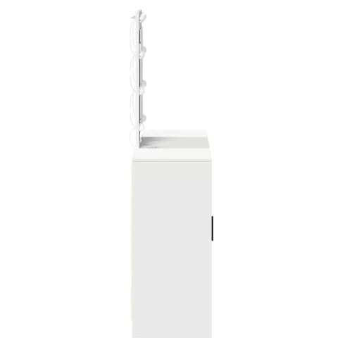 Öltözködőasztal tárolóval Fehér 102 x 33 x 135 cm Faanyag