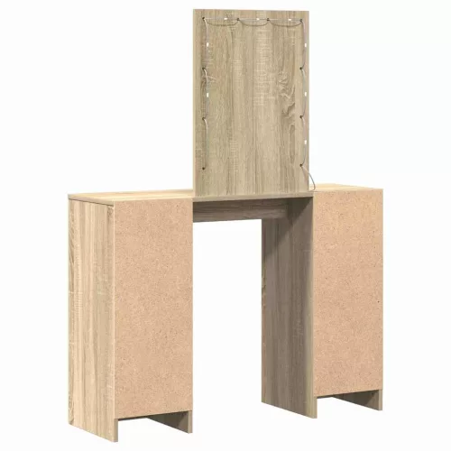Öltözködőasztal tárolóval Barna 102 x 33 x 135 cm Faanyag