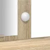 Öltözködőasztal tárolóval Barna 102 x 33 x 135 cm Faanyag