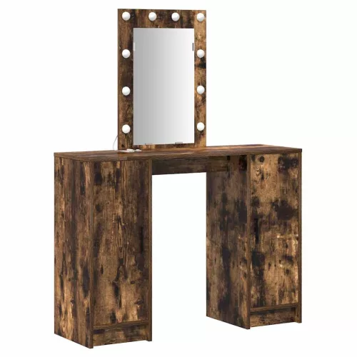 Öltözködőasztal tárolóval Barna 102 x 33 x 135 cm Faanyag