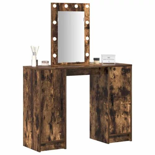 Öltözködőasztal tárolóval Barna 102 x 33 x 135 cm Faanyag