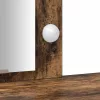 Öltözködőasztal tárolóval Barna 102 x 33 x 135 cm Faanyag
