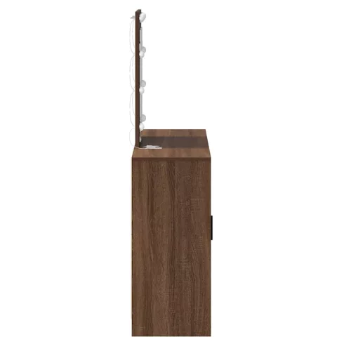 Öltözködőasztal tárolóval Barna 102 x 33 x 135 cm Faanyag