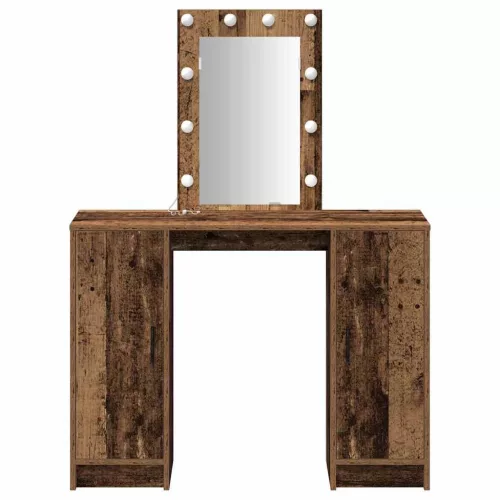 Öltözködőasztal tárolóval Barna 102 x 33 x 135 cm Faanyag